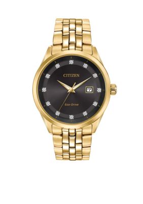 Citizen Men's Corso Gold-Tone Stainless Steel Watch With Date