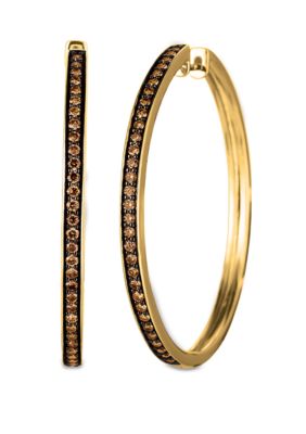 Le Vian ChocolatierÂ® 1 Ct. T.w. Chocolate Diamonds Earrings In 14K Honey Gold
