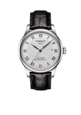 Tissot Men's Le Locle Powermatic 80 Leather Watch