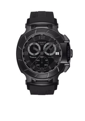 Tissot Men's T-Race Black Quartz Chronograph Sport Watch