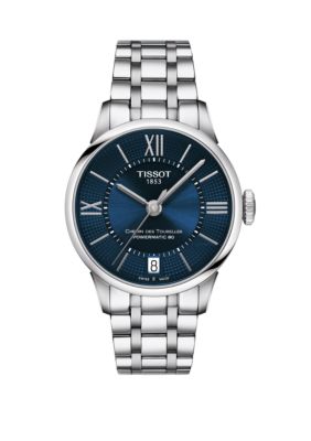 Tissot Women's Stainless Steel Swiss Chemin Des Tourelles Powermatic 80 T-Classic Gray Bracelet Watch