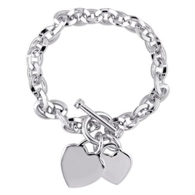Spade with Crown Stainless Steel Charm Bracelet – His and Her's Intimates