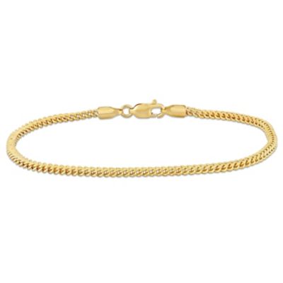 Belk & Co 2.3Mm Franco Chain Bracelet In 10K Yellow Gold, 7.5 In