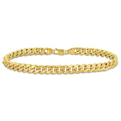 Belk & Co 6.6Mm Curb Chain Bracelet In 10K Yellow Gold