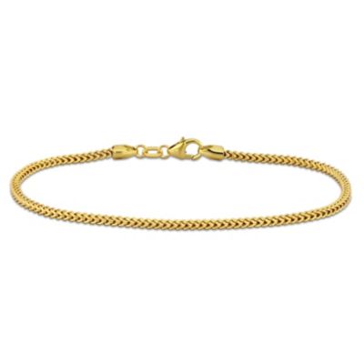 Belk & Co 1.85Mm Franco Link Bracelet In 10K Yellow Gold