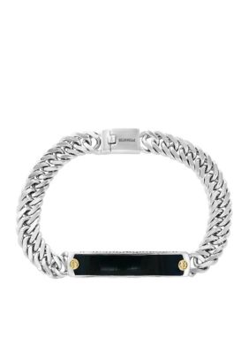 Effy® Sterling Silver Onyx Bracelet | belk