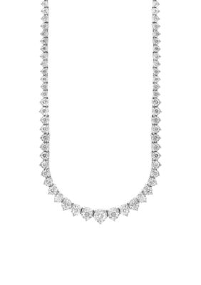 Effy 2.91 Ct. T.w. Diamond Tennis Necklace In 14K White Gold
