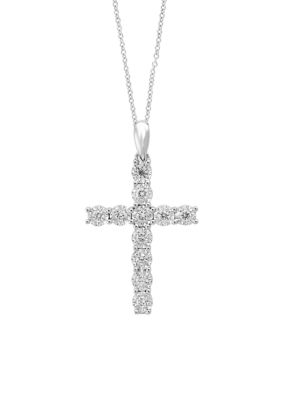 Effy 1/2 Ct. T.w. Diamond Miracle Necklace In Sterling Silver