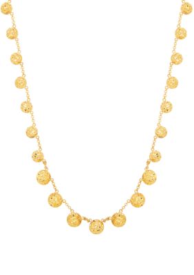 Belk & Co. 14k Yellow Gold Herringbone Necklace | belk