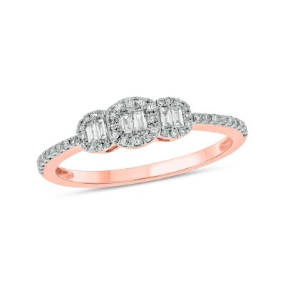 Belk & Co 1/4 Ct. T.w. Diamond Fashion Ring In 10K Gold