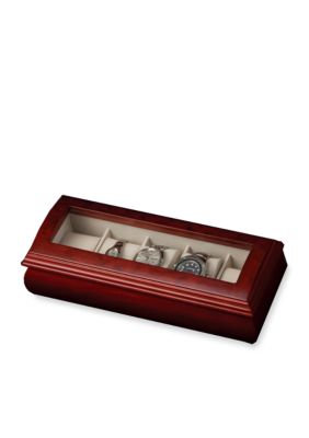 Mele & Co Emery Glass Top Watch Jewelry Box - Online Only