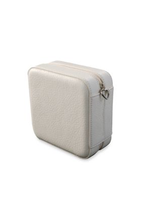 Mele & Co Dana Faux Leather Jewelry Box In Ivory