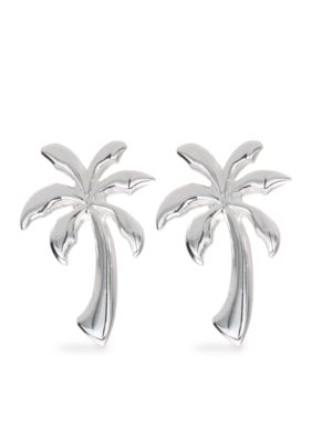 Belk Silverworks Palm Tree Stud Earrings | belk