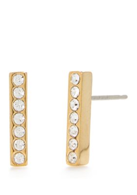 kate spade new york® Dainty Sparklers Bar Stud Earrings | belk