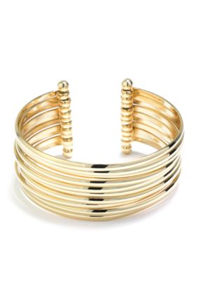 Belk Silverworks Gold and Silver Moveable Cuff Bracelet | Belk