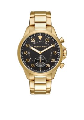 Kors Men's Gage Gold-Tone Hybrid Smartwatch | belk