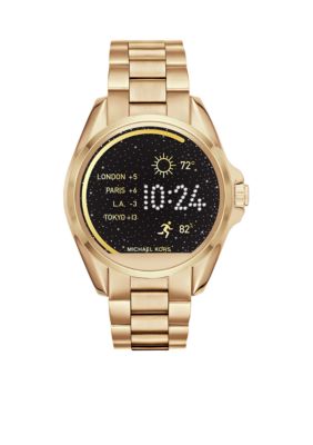 Michael Kors Connected Bradshaw Gold-Tone Smartwatch | belk
