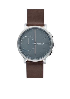 Connected Hagen Leather Hybrid Smartwatch belk
