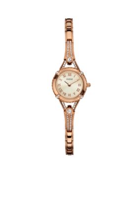 GUESS® Women's Feminine Rose Gold Tone Watch | belk