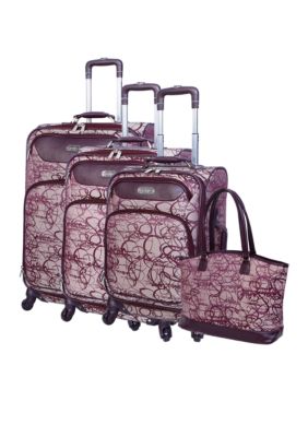 Jessica Simpson Signature Luggage Collection- Pink | Belk