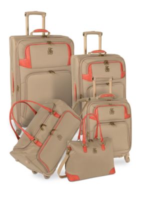 Michael Kors Travel Trolley Suitcase + Duffle Luggage Bag Vacation Plane  Train