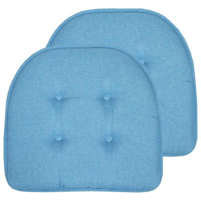 Sweet Home Collection U-Shaped Memory Foam Chair Pads 2 Pack