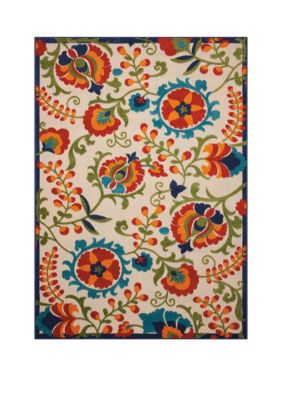 Nourison Aloha 7 Ft 10 In X 10 Ft 6 In Area Rug