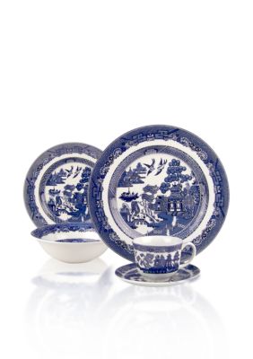 Johnson Brothers Blue Willow 4-Piece Place Setting