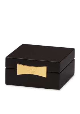 kate spade new york® Black Square Jewelry Box | belk