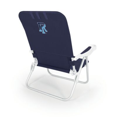Picnic Time Ncaa Rhode Island Rams Monaco Reclining Beach Backpack Chair