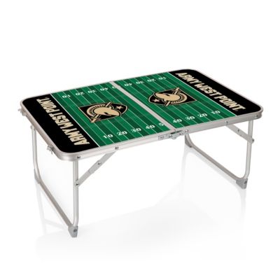 Picnic Time Ncaa Army Black Knights West Point Black Knights Concert Table Mini Portable Table