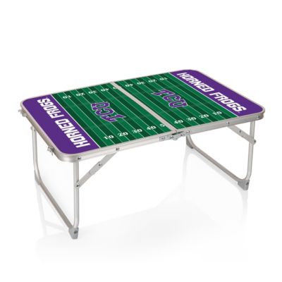 Picnic Time Ncaa Tcu Horned Frogs Concert Table Mini Portable Table