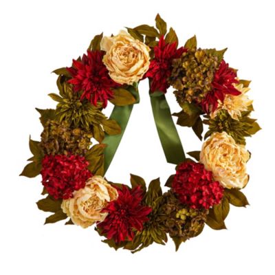 Lvydec Artificial Boxwood Wreath Decoration - 11 Mini-Sized Boxwood Wreath Green Candle Wreath for Wall Window Home Decoration