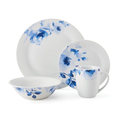 Fitz And Floyd Bloom 32-Piece Dinnerware Set, Service For 8, Bloom Pattern