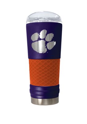 Great American Products Ncaa Clemson Tigers 24 Ounce Team Color Draft Tumbler
