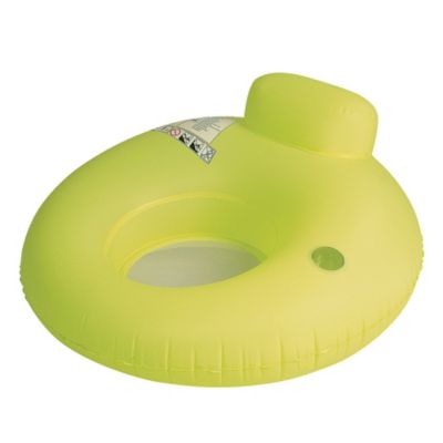 Pool Central Inflatable Yellow Inner Tube Water Sofa Swimming Pool Lounger Float - 48-Inch