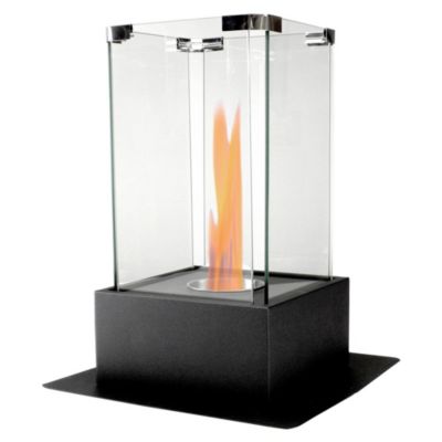 Northlight 15"" Bio Ethanol Ventless Portable Tabletop Fireplace With Flame Guard
