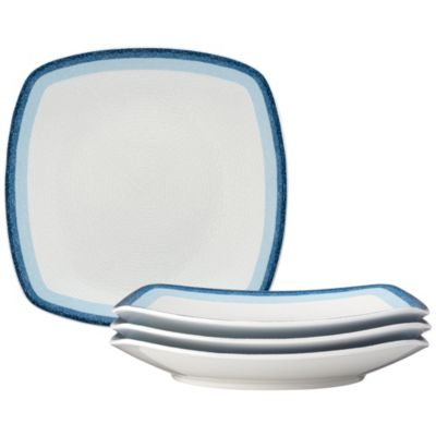 Noritake Colorscapes Layers Set Of 4 Square Dinner Plates, 10-3/4