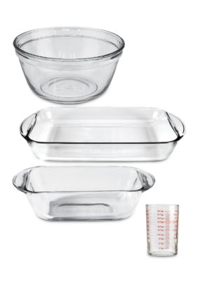 Basics 4-piece Glass Bakeware Set