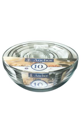 Anchor Hocking Mixing Bowl Set - Clear, 10 pc - Kroger