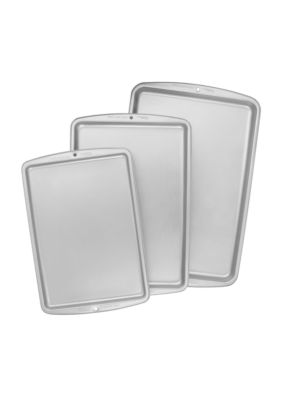 Wilton Recipe Right Nonstick Cookie Sheets, Set of 3 - Macy's