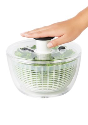 Yellow KitchenAid Plastic Salad Spinner / Storage Bowl with Dividers 6 quart