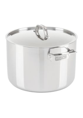 Viking 3Ply 12 Quart Stainless Steel Stock Pot With Metal Lid