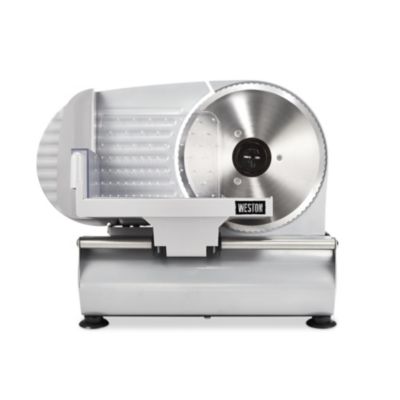 Weston 7.5"" Electric Meat Slicer W/ Serrated Blade