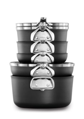 calphalon premier stackable stainless steel