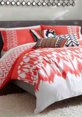 Trina Turk Hollyhock Ikat King Mini Comforter Set 110 In X 96 In
