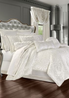 J Queen New York Cordelia White 4 Piece Comforter Set Belk