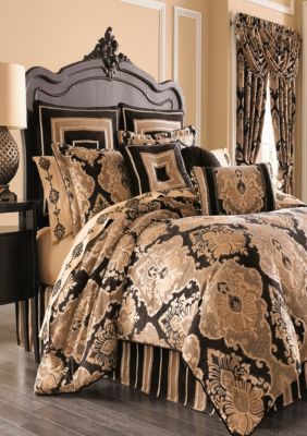 J Queen New York Bradshaw Black Comforter Set | belk