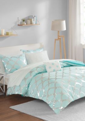 Intelligent Design Lorna Complete Aqua Bed Set Belk