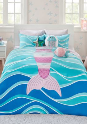 mermaid comforter set twin